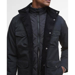 Barbour Winter Ogston Black Waterproof Jacket